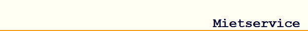 Mietservice